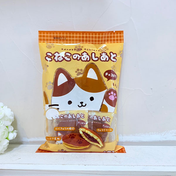 ★츠구야 코네코노 아시아토 미니 팬케이크 초코맛138g