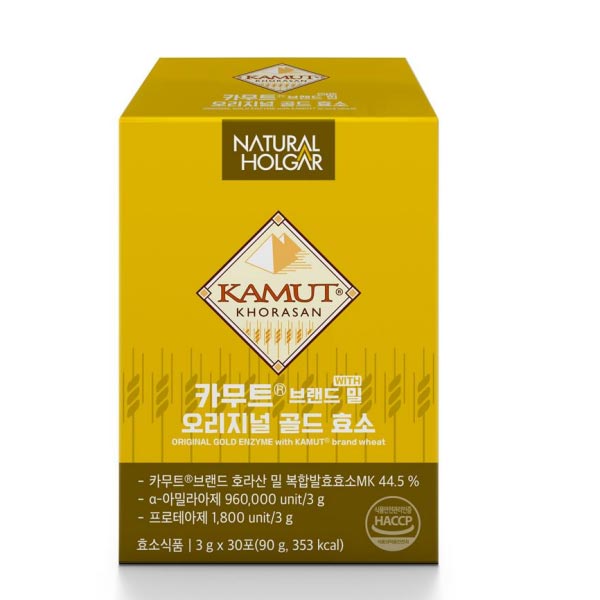 (온라인판매금지)네츄럴올가 카무트 오리지널 골드 효소