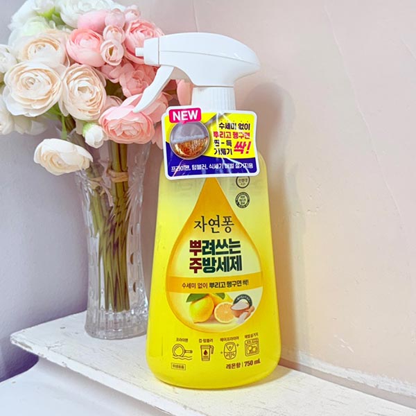 자연퐁 뿌려쓰는 주방세제 레몬향 750ml