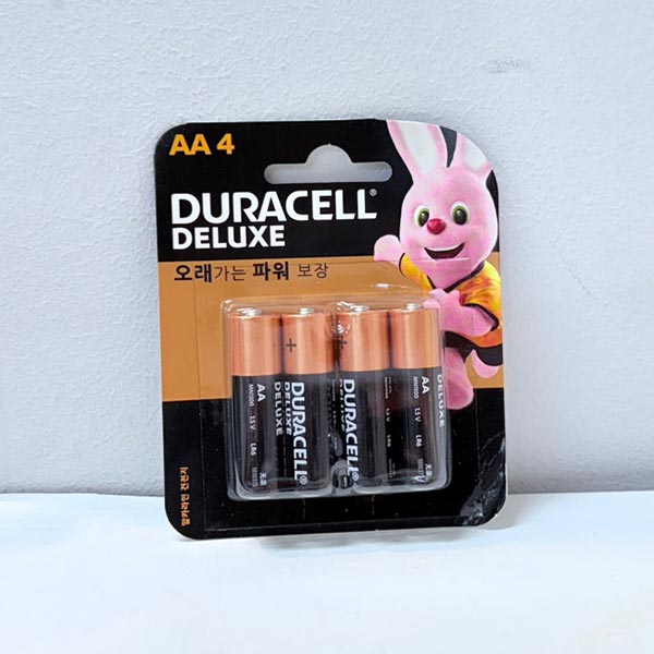 듀라셀 디럭스 알라카인AA건전지 4P