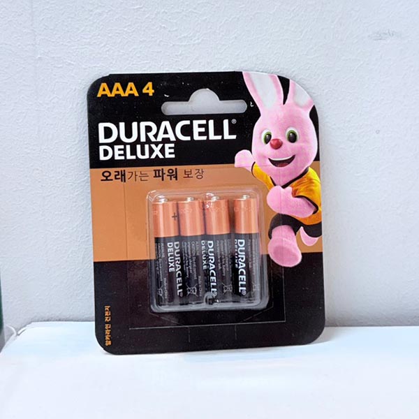 듀라셀 디럭스 알라카인AAA건전지 4P