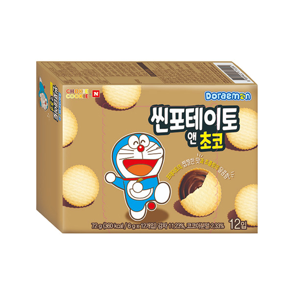 ★씬포테이토 앤 초코(도라에몽) 72g