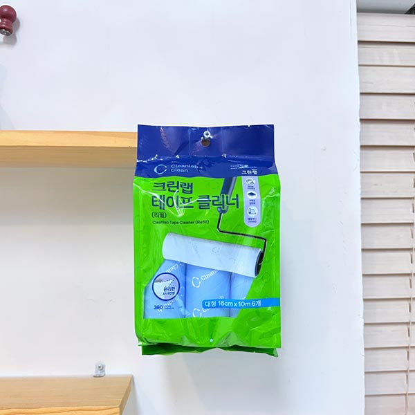 크린랩 테이프 클리너 리필 대 16x10cm 6개