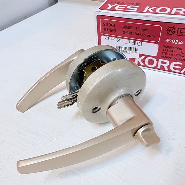 튜블러형 레버 방문손잡이20형 39000L하우젠GRENT