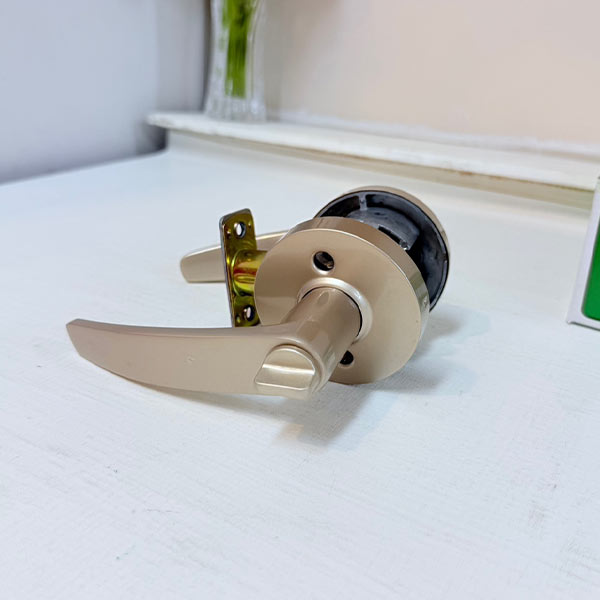 튜블러형 레버 방문손잡이20형 하우젠 그레이 33LS-010