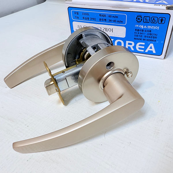 튜블러형 레버 방문손잡이20형 33PS-010하우젠GRPRI