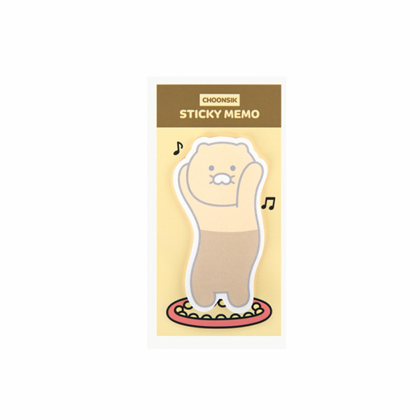 카카오 형태 점착 메모지 춘식이_롱