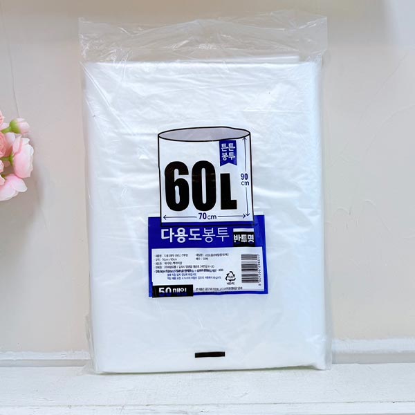다용도 봉투 60L 반투명 50매 70x90