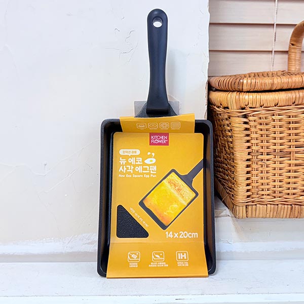 뉴 에코 사각 에그팬 14x20cm 인덕션겸용