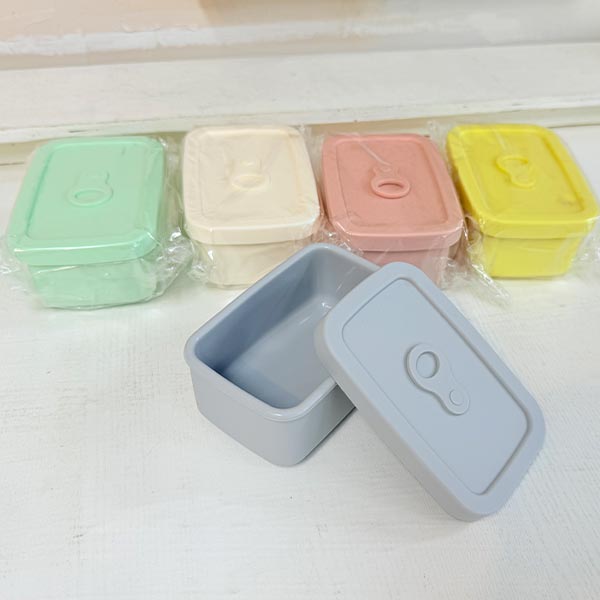 실리콘 밀폐용기 200ml 소 (색상랜덤)
