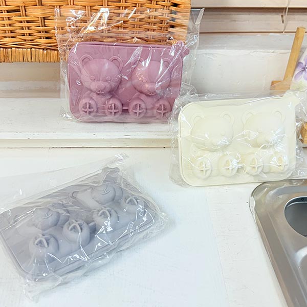 곰돌이 입체 아이스몰드 2P (대) 색상랜덤