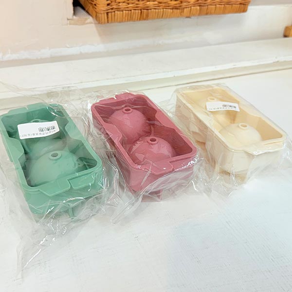 실리콘 얼음틀 일자 2구 색상랜덤