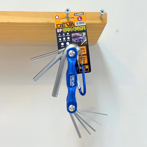 DEVA접이식 육각렌치 L 8P