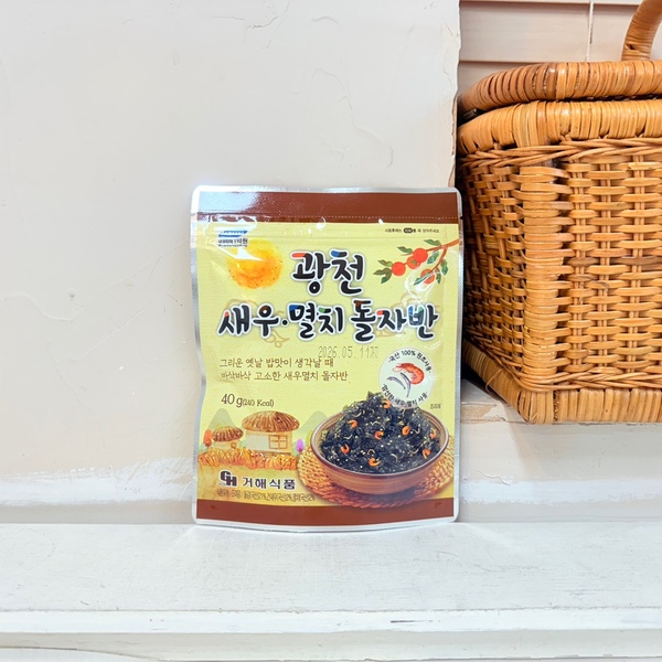 ★광천 새우 멸치 돌자반 40g