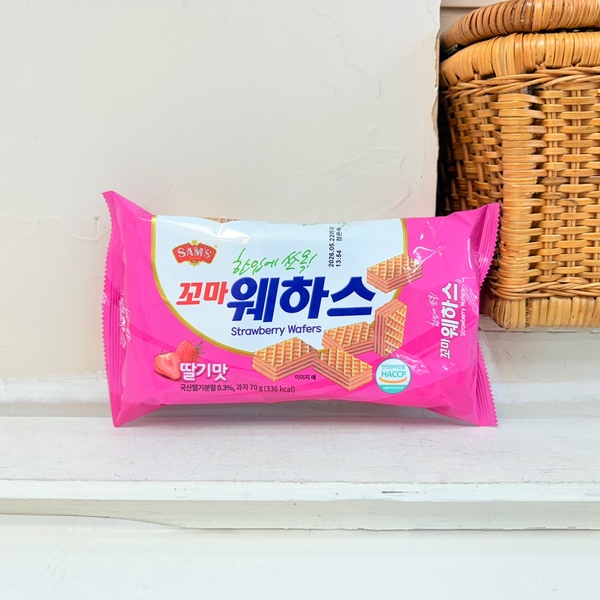★꼬마 웨하스 딸기맛/바닐라맛 70g