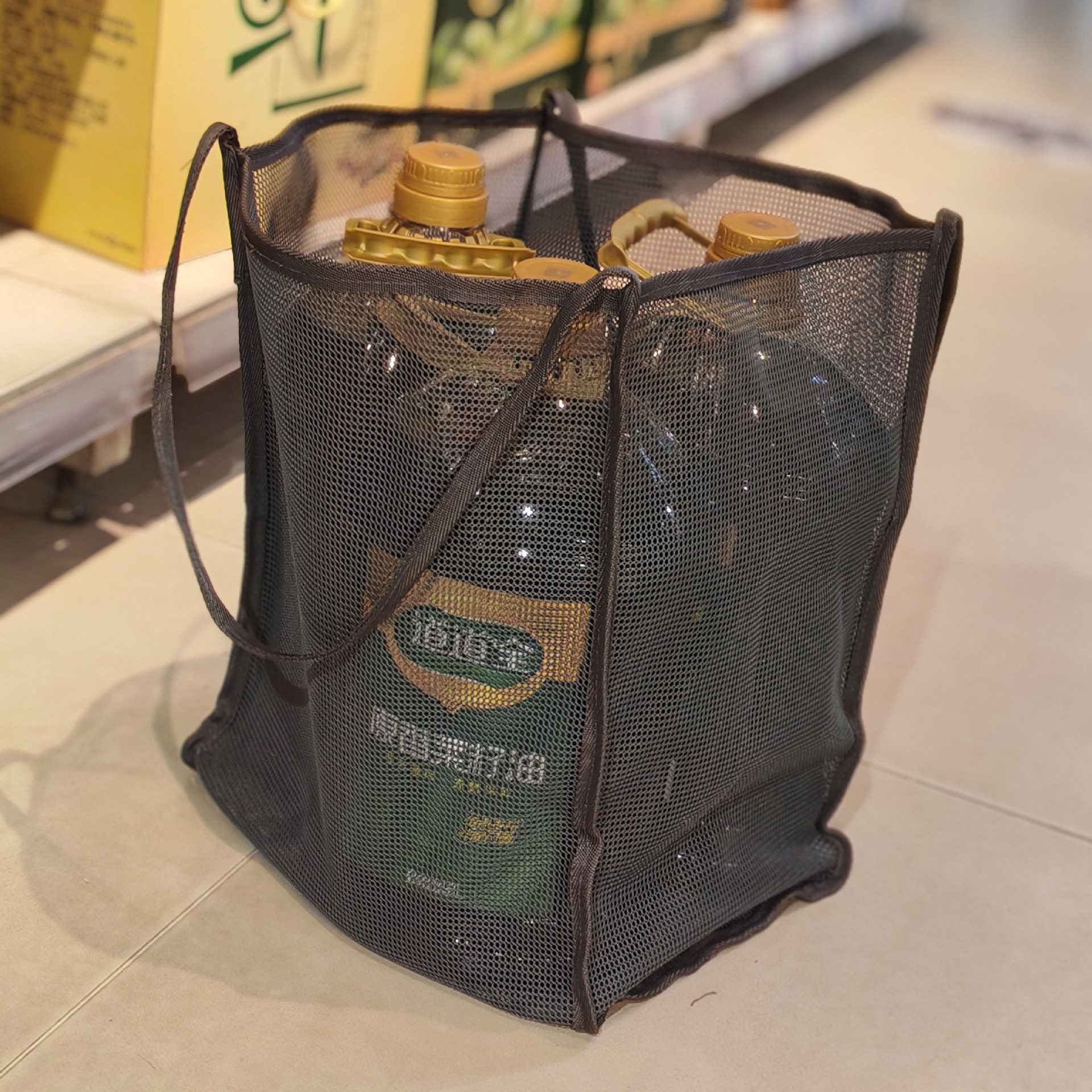 ABM썸머 메쉬 비치백 블랙