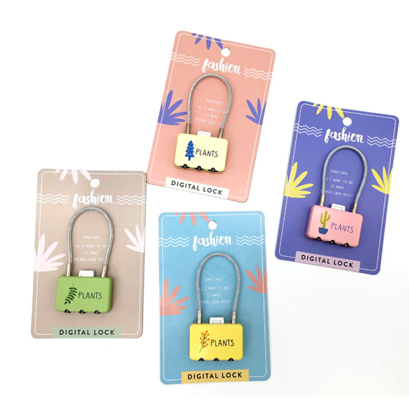 ABM플렌츠 와이어 다이얼 자물쇠 색상랜덤