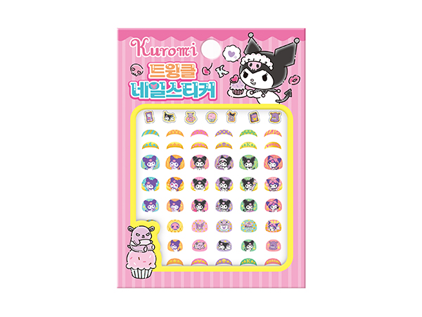 산리오캐릭터즈 쿠로미 트윙클 네일스티커