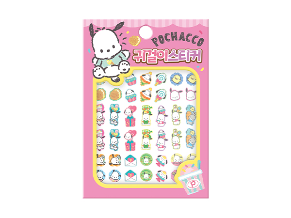 산리오캐릭터즈 포차코 귀걸이 스티커