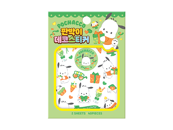 산리오캐릭터즈 포차코 판박이 데코스티커