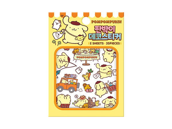 산리오캐릭터즈 폼폼푸린 판박이 데코스티커