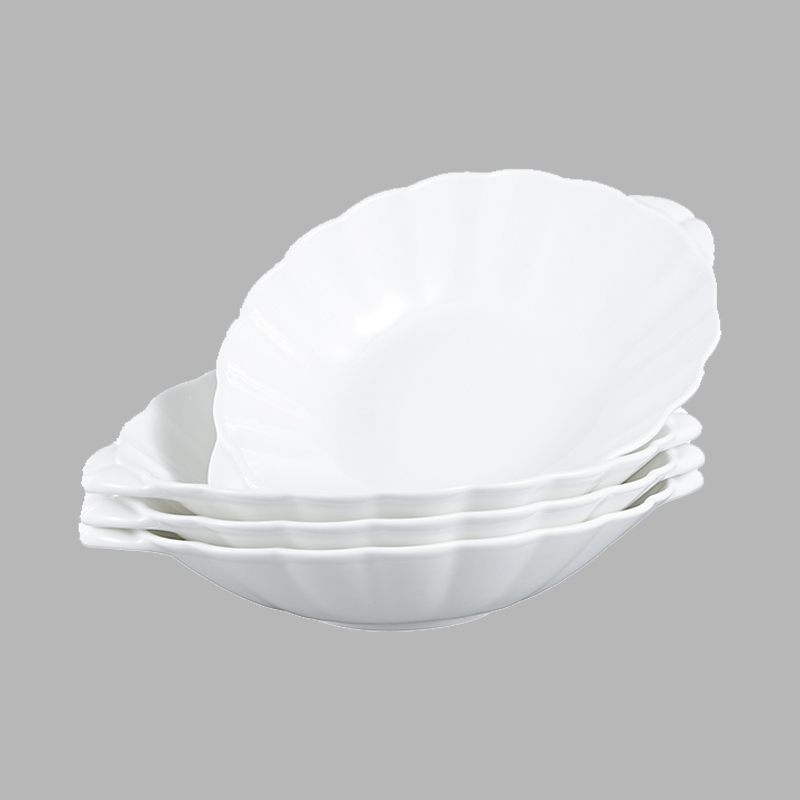 (차량배송)본차이나 타원찬기 4P세트