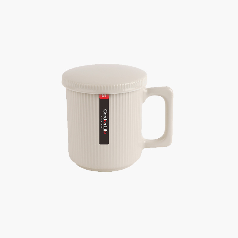 (차량배송)스페인 뚜껑머그 355ml 화이트