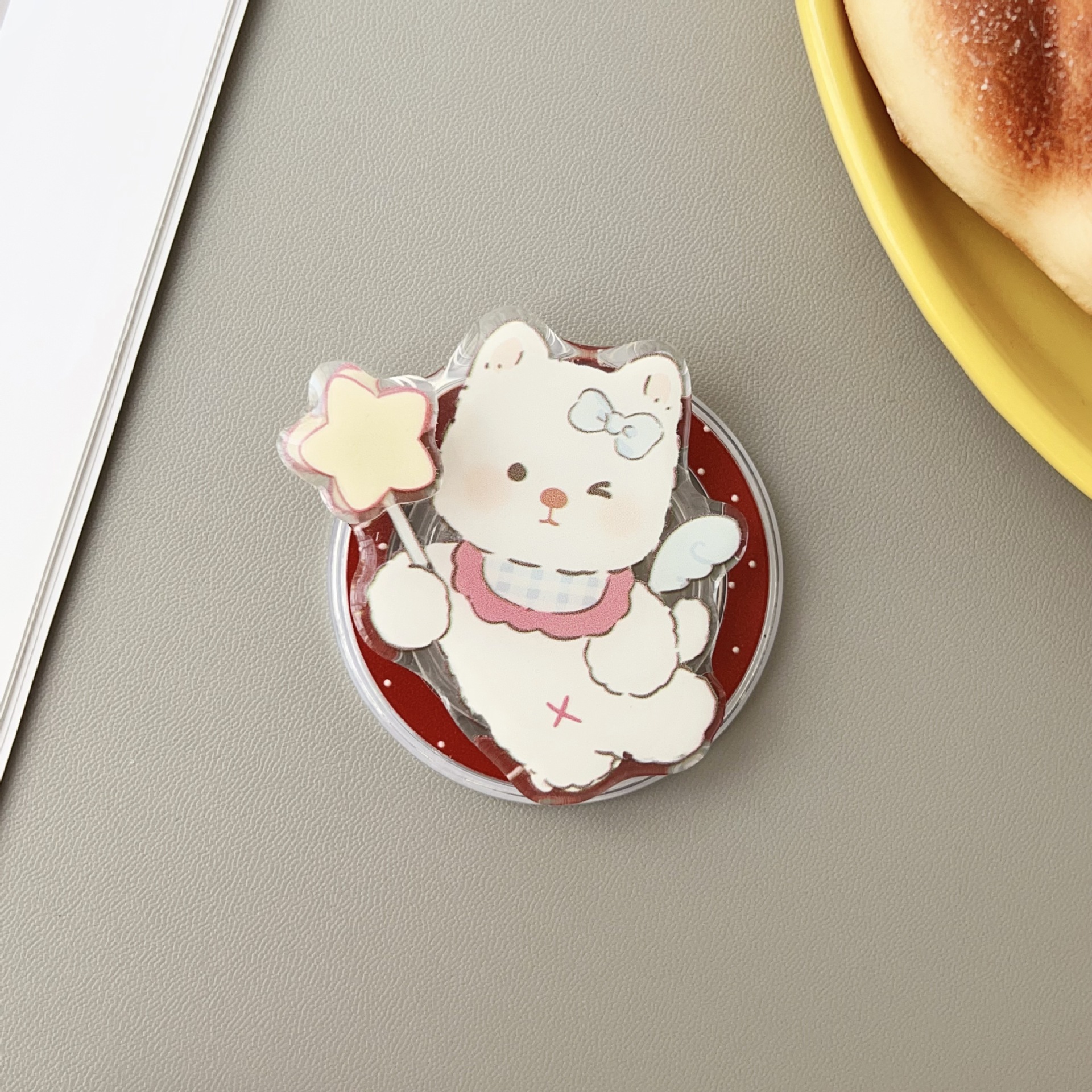 ABM빙글빙글 핸드폰 자석 스마트톡  별냥이