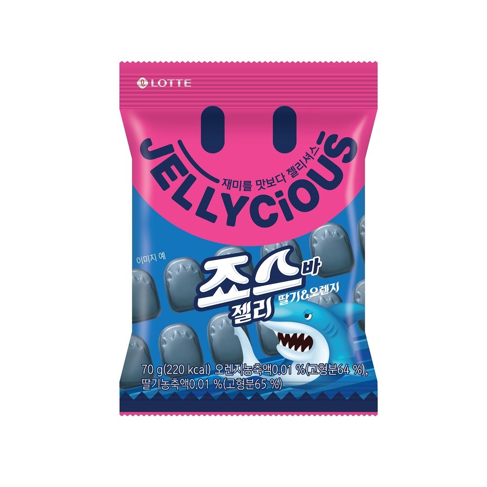 ★롯데 젤리셔스 죠스바 젤리70g