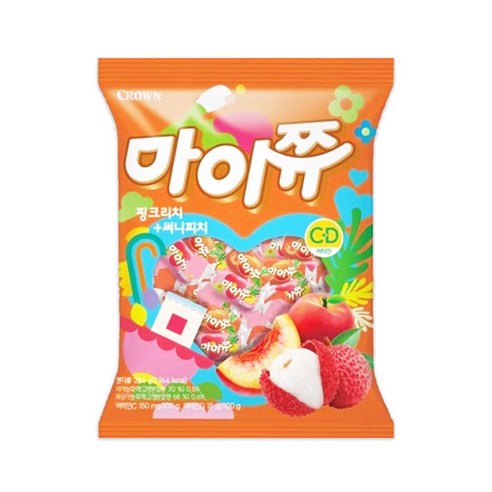 ★크라운 마이쮸 리치피치 284g