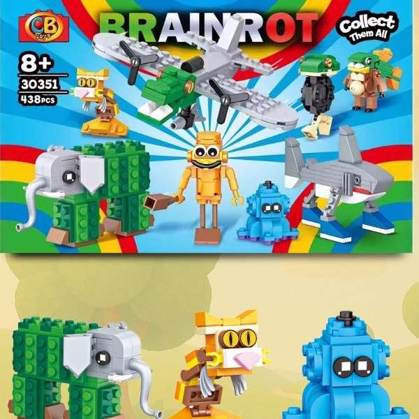 브레인롯 블럭(30351)(색상랜덤)1p