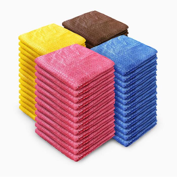 초극세사 바둑요술행주(30x40) 핑크 10P