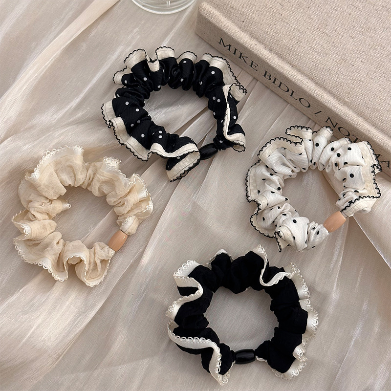 ABM시크프릴 슈슈 머리끈 색상랜덤