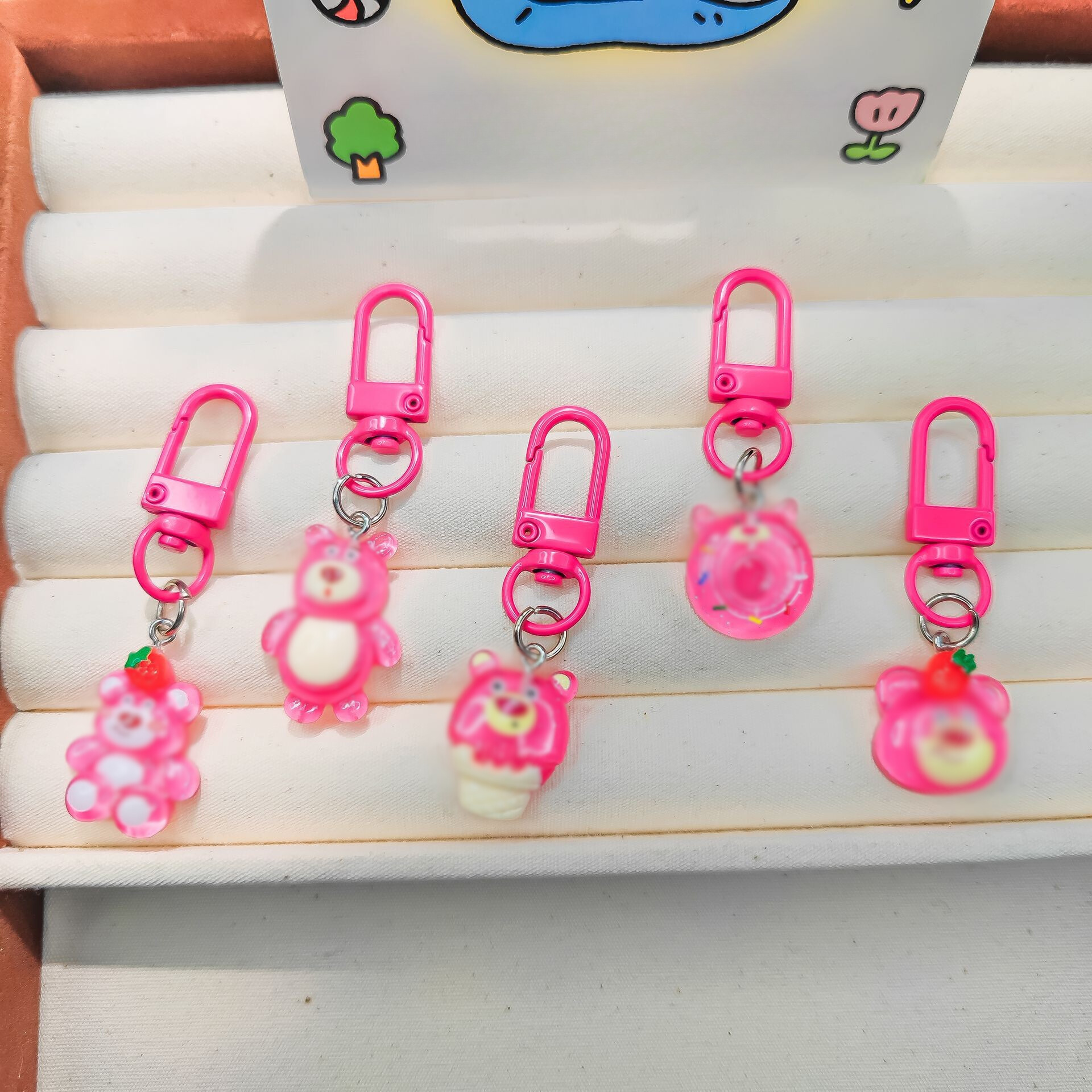 (온x)ABM핑키랏소 키링 디자인랜덤