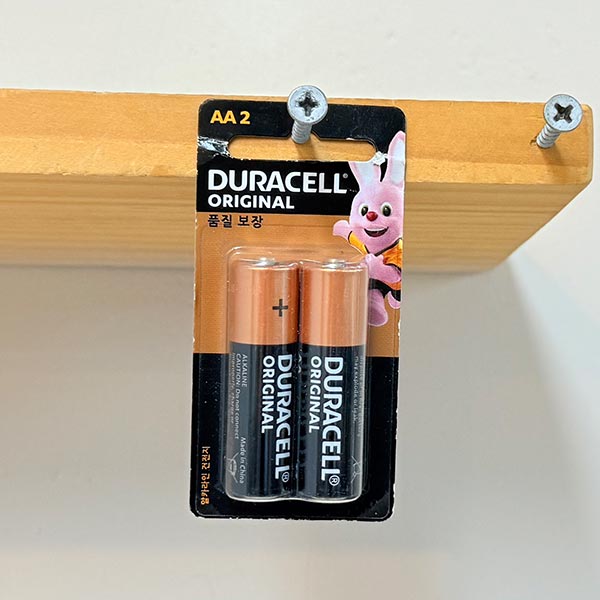듀라셀 오리지널 알카라인 AA건전지 스몰카드 2p