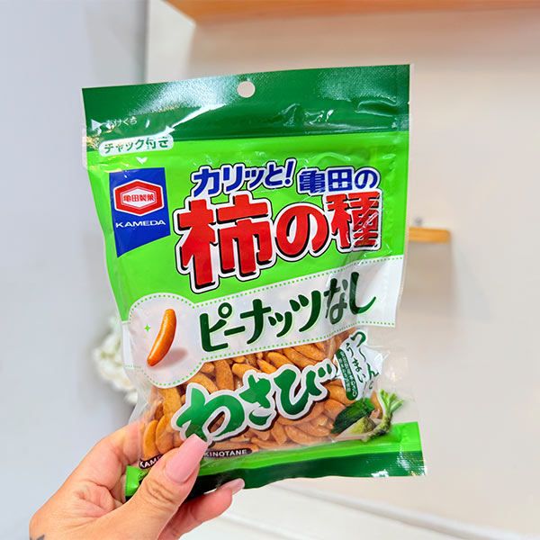 ★카키노타네 와사비 피나츠나시(땅콩없음) 91g