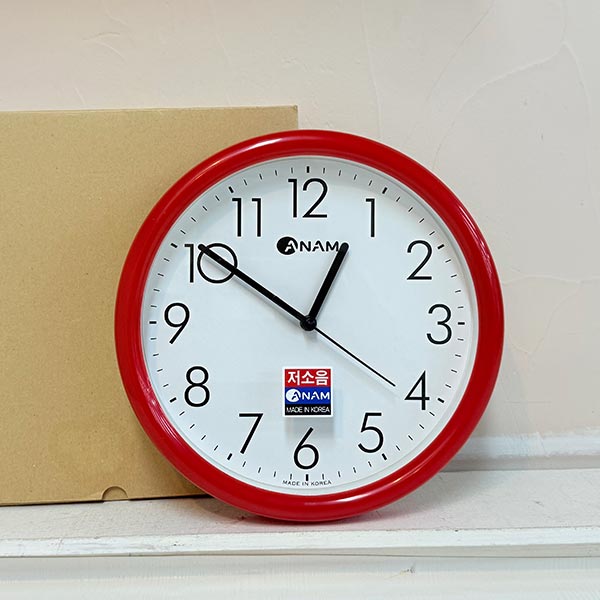 뉴 15 저소음벽시계 (색상랜덤)1p