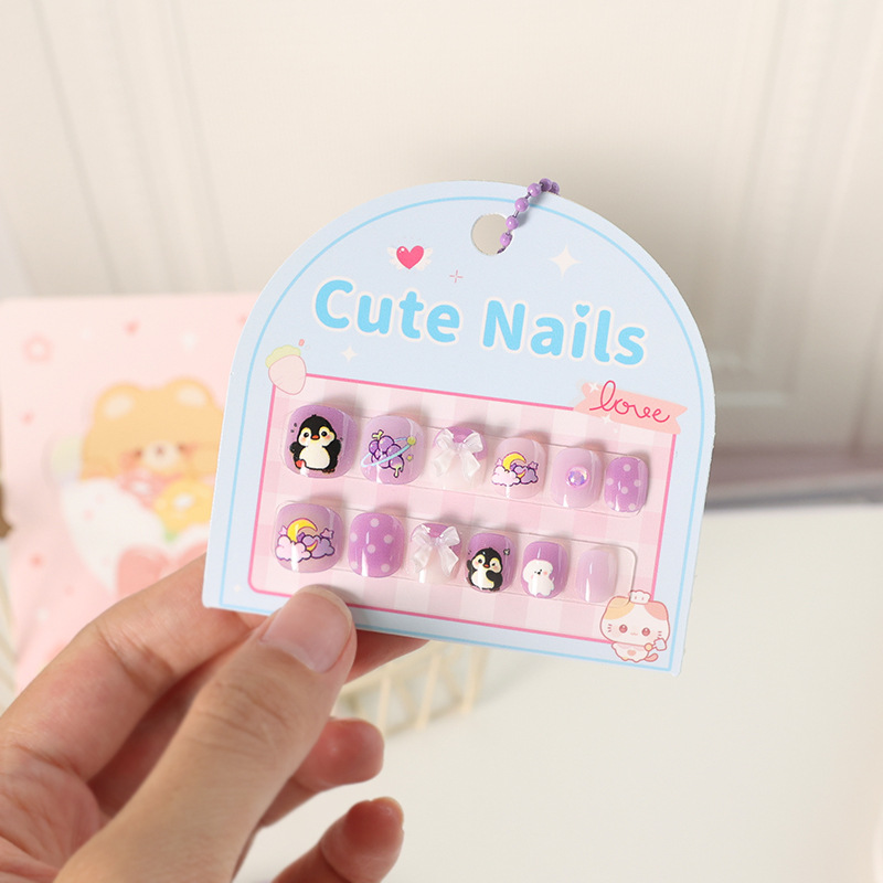 (온x)ABM큐티 네일팁 S 펭귄