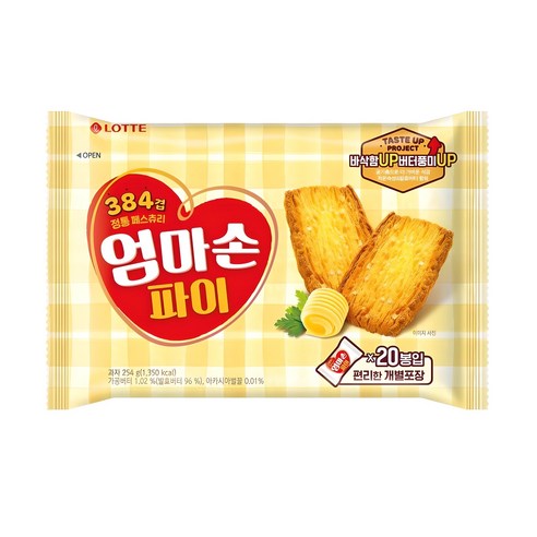 ★롯데 엄마손 파이 254g