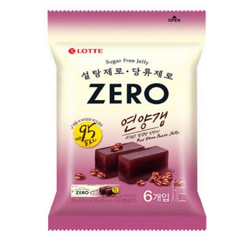 ★롯데 제로 연양갱 6개입 300g