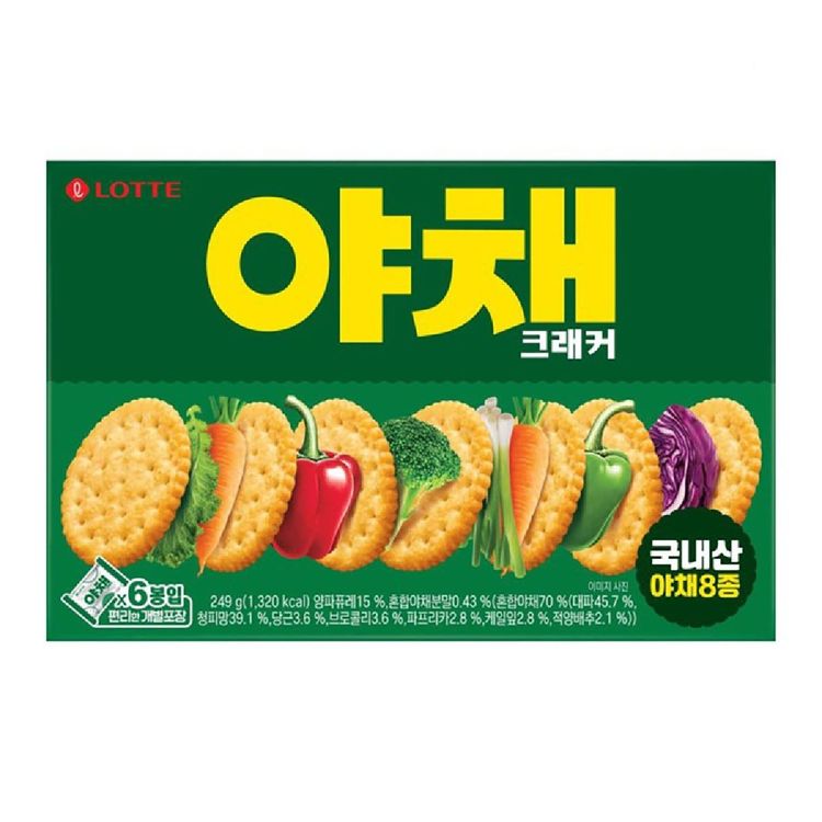 ★롯데 야채 크래커 249g