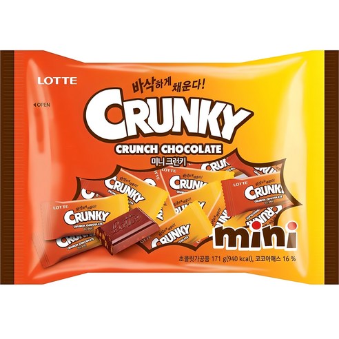 ★롯데 미니 크런키 171g