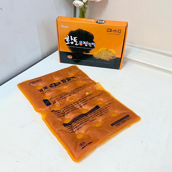 황토 냉온 찜질팩 대 23x35