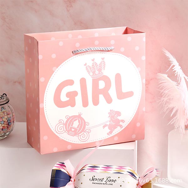 (온X)ABM답례선물쇼핑백걸 소1p 14x15x7cm