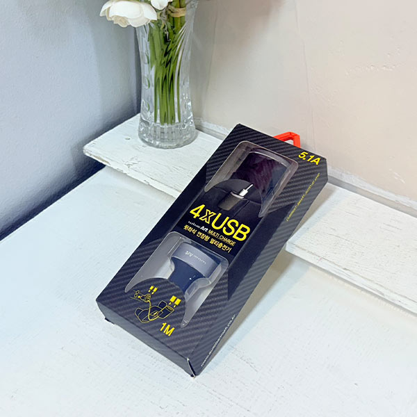 (온라인판매금지)와인아트 뒷좌석 연장형 멀티충전기