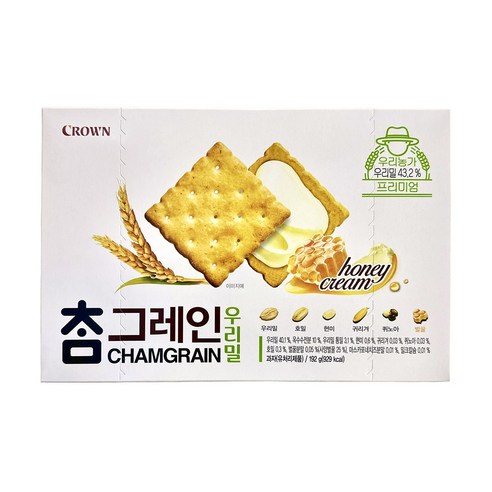 ★크라운 참그레인 우리밀 192g