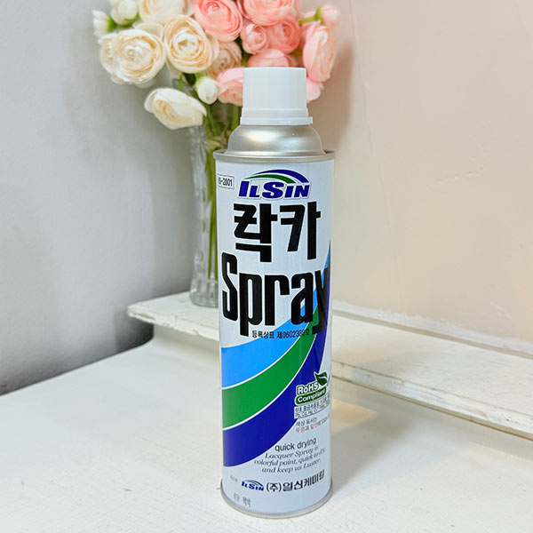 오공 락카스프레이 백색316 (420ml)