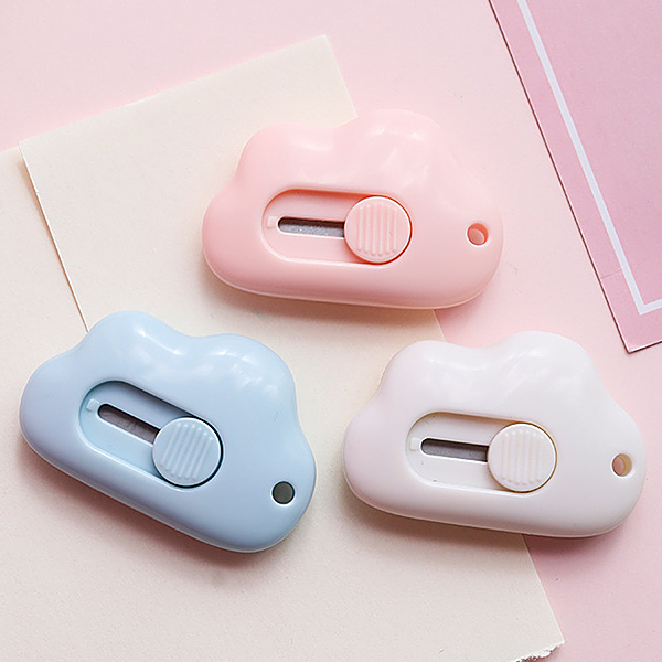 ABM미니 구름 커터칼 1개 색상랜덤