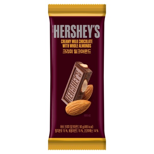 ★롯데 허쉬 크리미 밀크초콜릿 90g