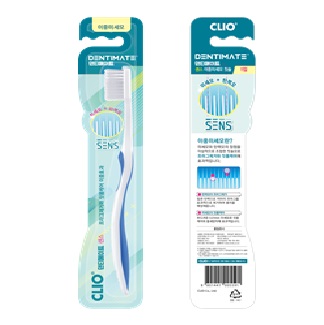 크리오 덴티메이트 센스 이중 미세모 칫솔 1개